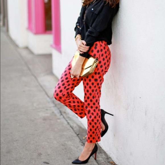 J Crew Pants Jumpsuits J Crew Minnie Medallion Crop Pant Poshmark